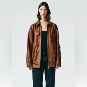 EUC like new Tibi Aviator Oversized Bomber size Small